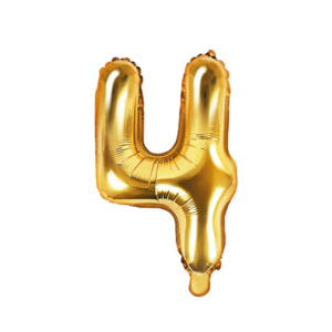 Tal ballon Guld 4 35 cm
